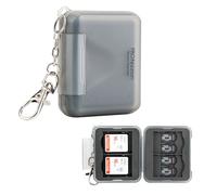 PROfezzion Compatto Porta Schede SD Micro SD, Portatile Custodia Schede di Memoria per 4 SD/SDXC/SDHC + 8 micro SD/SDXC/SDHC, Resistente all'Acqua e Antiurto