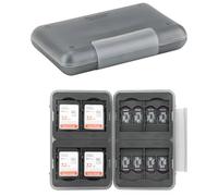 PROfezzion Compatto Porta Schede SD Micro SD, Portatile Custodia Schede di Memoria per 8 SD/SDXC/SDHC + 16 micro SD/SDXC/SDHC, Resistente all'Acqua e Antiurto