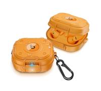 PROfezzion Custodia per Beats Powerbeats Pro 2, Cover Protettiva Rigida con Chiusura a Blocco e Copertura Totale per Power Beats Pro 2 Auricolari - arancione (Non per Powerbeats Pro 1)