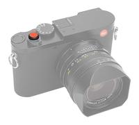 PROfezzion Deluxe e Robusta Pulsante Di Otturatore per Fujifilm X-HALF GFX100RF X-E3 X-E2 X-E2s X-E1 X30 X20 X10 etc. (Nero con Rosso Superficie in Microfibra)
