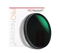 PROfezzion Filtro ND da 55 mm ND2-ND2000 Variabile ND Filter 11 Stop per Nikon D5600 D3500 D3400 D7500 con obiettivo da 18-55 mm, per Sony A7 A7II A7III con obiettivo da 28-70 mm