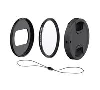 PROfezzion Lens Filtro Anello Adattatore Kit da 4 Pezzi per Canon Powershot G5X Mark II e per Sony ZV-1II,ZV-1,RX100VI,RX100VII,RX100M6,RX100M7 (Adattatore Filtro/UV Filtro/Copriobiettivo/Stringa)