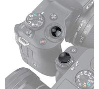 PROfezzion Non-avvitata Pulsante Di Otturatore per Fuji GFX50S GFX50R X-H1 X-T100 X-A5 X-A3 X-A10 X-A20 X-T1 XF10 X70/ sony A6700 Fotocamera con Piatta Pulsante di Scatto (Concava e Convessa Kit Nero)