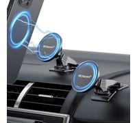 PROfezzion Supporto Auto MagSafe, 2 Pezzi Porta Telefono Magnetico da Cruscotto per iPhone 16 16 Plus 16 Pro 16 Pro Max & 15 14 13 12(Anello Magsafe Incluso)