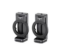 PROfezzion Supporto Porta Cellulare Magnetico per Aereo Compatibile con MagSafe iPhone 17 16 15 14 13 12 Pro Max e molti altri, Accessorio da Viaggio, Cucina e Ufficio Pieghevole Portatile- Nero 2 Pcs