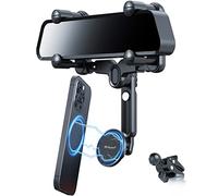 PROfezzion Supporto Telefono Auto Retrovisore & Clip per l’Aria per MagSafe, Porta Cellulare Auto Magnetico per Retrovisore & Presa d'Aria Compatibile con iPhone 17 16 15 14 13 12 Pro Max