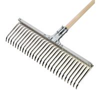 Profi-Breitlaubbesen Rastrello per Foglie Scopa Giardino 56 CM Leggera &