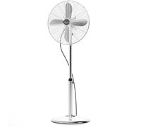 ProfiCare PC-VL 3064 MS - Ventilatore a piantana in metallo, oscillante, inclinazione regolabile, Ø ca. 40 cm, in acciaio INOX
