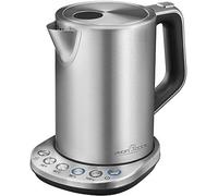 Profi Cook PC WKS 1108 - Bouilloire en acier inoxydable - 3000 Watts - Capacité 1,5 litres - Station de base avec rangement du cordon - Base rotative 360 ° - couleur Argent