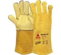 Profi Guanti da lavoro Guanti di sicurezza per saldatore MÜHLHEIM - II - SUPER giallo - Taglia: 12