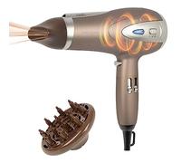 ProfiCare® Asciugacapelli con funzione di ionizzazione, 2200 W, asciugacapelli da viaggio extra leggero, 3 livelli di potenza e 2 livelli di ventola, asciugacapelli con Cool Shot, asciugacapelli con