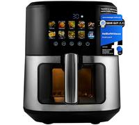 ProfiCook PC-FR 1286 H friggitrice Singolo 6,5 L Indipendente 1700 W Friggitrice ad aria calda Nero, Acciaio inox