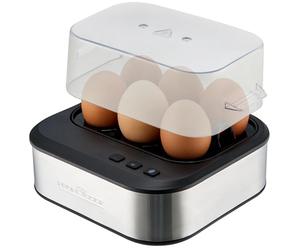 ProfiCook, Cuociuova con segnale vocale, controllo elettronico della durezza a 3 livelli, piastra antiaderente, PC-EK1276