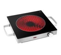 Ekp 1210 Fornello Elettrico A Infrarossi, Individuale, Portatile, Tutti I Tipi Di Pentole 2000w Nero /argento