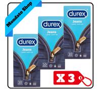 120pz Preservativi Durex Settebello JEANS Easy On Durex profilattici in lattice