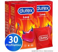 Profilattici Durex Love Anatomici Classici 30 Preservativi Easy-On Condom