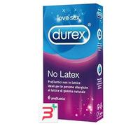 Preservativi Durex No Latex Anallergici - Scatola 6 pezzi