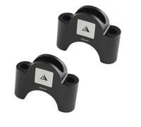 Profile Design Supporto Aerobar Riser 30mm Nero Kit Coppia Con Viti