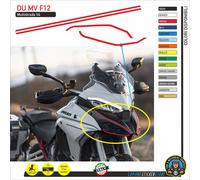Profili adesivi Cover Airbox compatibili con Ducati Multistrada V4 V4s - F12