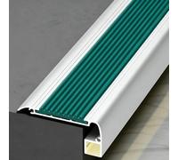 Profili Antiscivolo Per Scale Esterne Con Alloggiamento LED | Compatibili Con Strisce LED Fino A 10 Mm Di Larghezza; Lunghezze E Colori Personalizzabili; Ideali Per Centri Commerciali