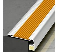 Profili Antiscivolo Per Scale Esterne Con Alloggiamento LED | Compatibili Con Strisce LED Fino A 10 Mm Di Larghezza; Lunghezze E Colori Personalizzabili; Ideali Per Centri Commerciali