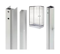 Profili di compensazione in alluminio per box doccia H190 cm