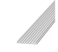 Profili di Protezione Antiscivolo in Alluminio per Bordi di Scale, Ideali per cao, Larghezza 40 mm. Set di 5 Protezioni Antiscivolo Resistenti per Bordi di Scale, per Sicurezza e Protezione.