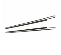 Profili Di Protezione Dei Bordi 2pcs Anteriore O Posteriore Del Finestrino Dell'auto Vetro Strisce Sigillate Meteo Guarnizioni Per Toyota Per Avalon XX50 2019-2022 2023(Posteriore)