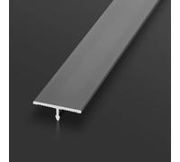 Profili Di Raccordo Per Pavimenti A T, 1 M * 3 Pezzi In Lega Di Alluminio, Per Soglie Di Porte E Giunti Tra Pavimenti In Listoni Laminati E Piastrelle(Gentleman Gray,6mm*1m)