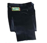Profili di Toscana.Pantalone Uomo Velluto Duca Visconti di Modrone Elasticizzato.Taglie Forti.Made in Italy (46, Blu)