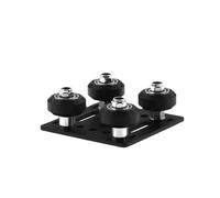 Profili in alluminio a quattro ruote for parti della stampante 3D Gantry Plat Set Puleggia speciale con piastra scorrevole