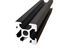 Profili in alluminio, Acquista Telaio for Profili Con Slot A T Nero for Guide Rack Lineari 20x20mm(100mm)