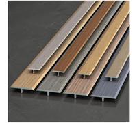 Profili in Alluminio, Profilo T del Pavimento, Striscia di transizione Laminato, adatto per piastrelle, laminati e parquet argento, tra gli altri(Gray white,900mmx33mm)