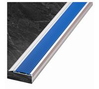Profili per Scala Coprisoglia Paragradino In Alluminio Con Inserto In PVC, Rivestimento Per Bordi Per Scale Per Gradini Interni/esterni(L155cm/5.1ft)