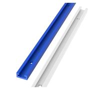 Profilo a doppio taglio da 500 mm, binario T e manopola bullone, dado scorrevole for mitra, universale lavorazione del legno T-Slot Binario(500mm Blue Track)