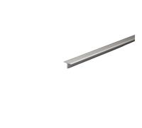 Profilo a T in alluminio anodizzato Tialu 2,7 m Argento