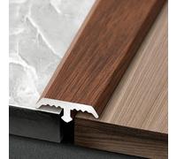 Profilo a T in Alluminio, Striscia di Transizione per Pavimenti e Docce | Design a T Resistente per Dividere al Meglio gli Spazi Ottimo Riempimento Fessure con Una Finitura Elegante