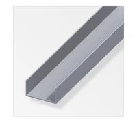 PROFILO A U 23.5x43.5 ALLUMINIO NATURALE - 1 METRO.