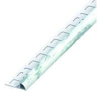 Profilo ad Angolo Jolly PVC Blu Marmorizzato Mm 8 x 2 5 M 5 Pezzi Alfer