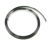 Profilo adesivo cromato - 4 m - 21 mm