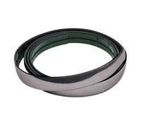 Lampa Profilo adesivo cromato nero - 25 m - 14 mm