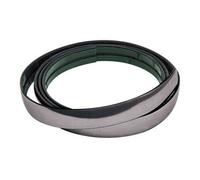 Pilot Profilo adesivo cromato nero - 4 m - 39 mm