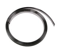 Lampa Profilo adesivo cromato nero - 25 m - 39 mm