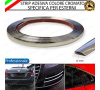 PROFILO ADESIVO CROMATO PER LANCIA THESIS 5 METRI X 12 MM