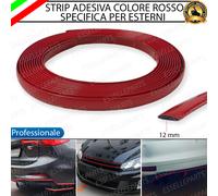 PROFILO ADESIVO ROSSO PER VW TAYRON 5 Metri X 12 MM