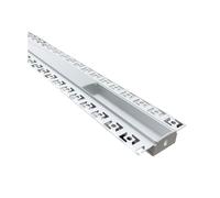 Profilo alluminio 2 metri strip striscia led da incasso cartongesso a scomparsa