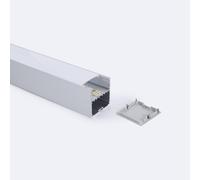 Profilo Alluminio a Sospensione XL 2m per Striscia LED fino a 45mm