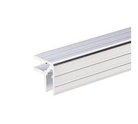 PROFILO ALLUMINIO ANGOLARE DOPPIO INCASTRO 7mm DA 2mt LINEARE