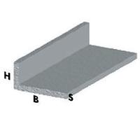 Profilo per rivestimenti angolare tipo 'l' 20x10x1 mm - lucido - barra 2 mt (10