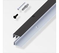 Profilo Alluminio Gradino Scala Paragradino Pavimento Parquet 100CM + Kit Fissag